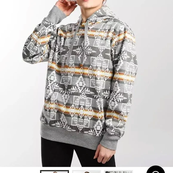 Ariat X Pendleton Gray Hoodie - Picture 4 of 6